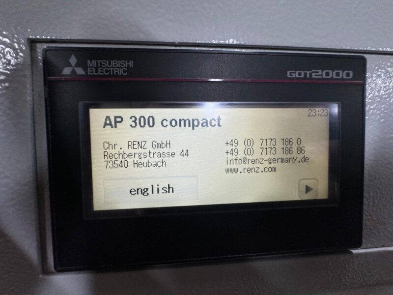 RENZ AP 300 Compact (2019) | Van Gompel Grafische Machines b.v.