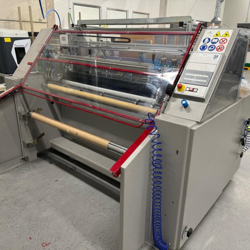 Pasquato TE 15/DC/R slitter/ sheeter/ rewinder