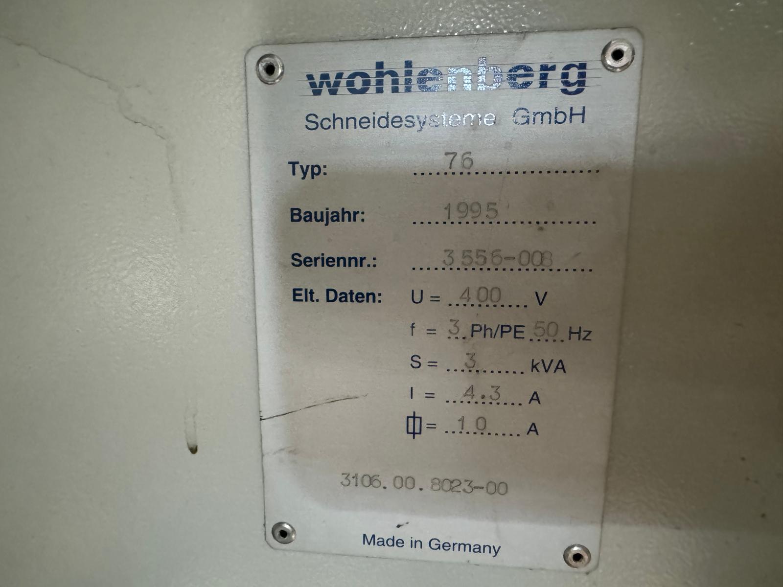 Wohlenberg 76 Cut-tec (1995) - Afbeelding 7