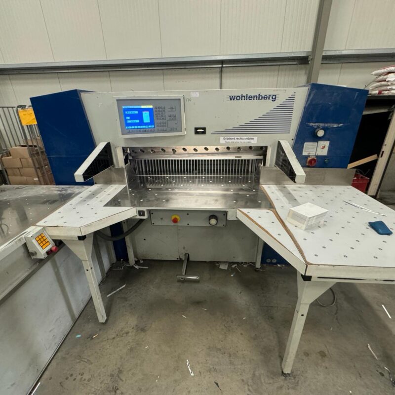 Wohlenberg 115 Cut-Tec guillotine