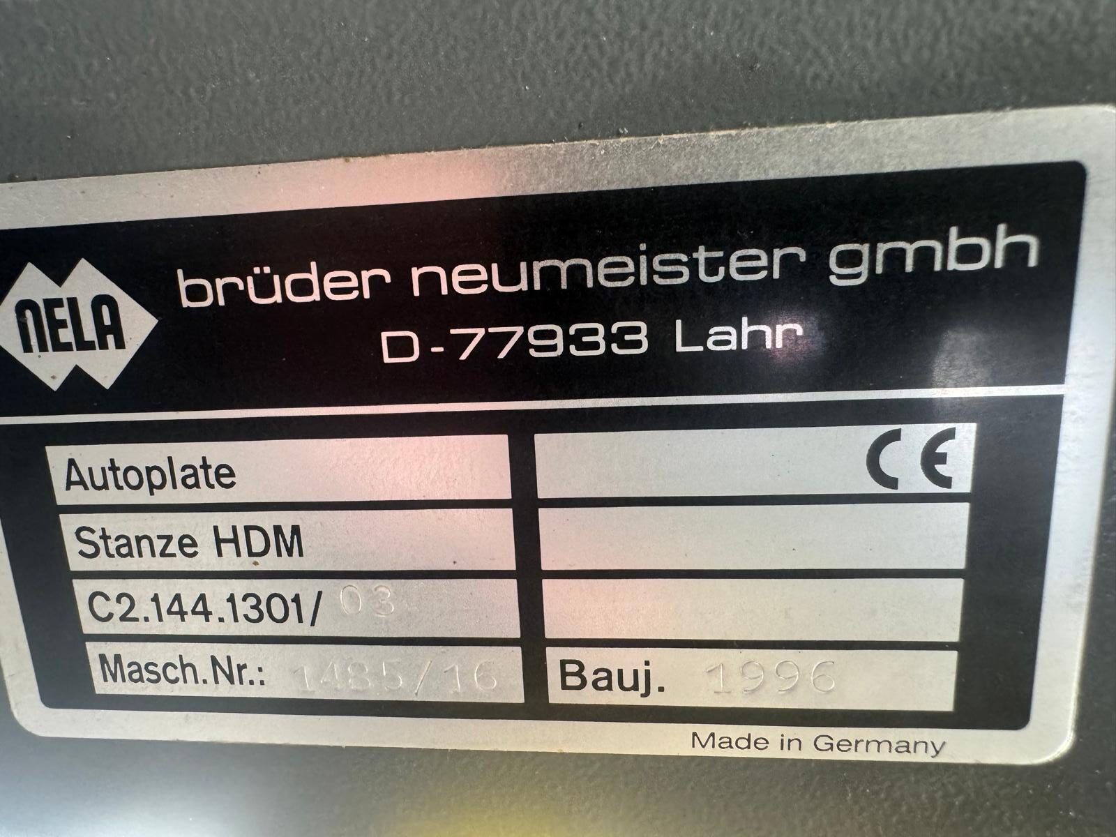 Heidelberg / Nela platenpons sm 102/ sm 74 - Afbeelding 5