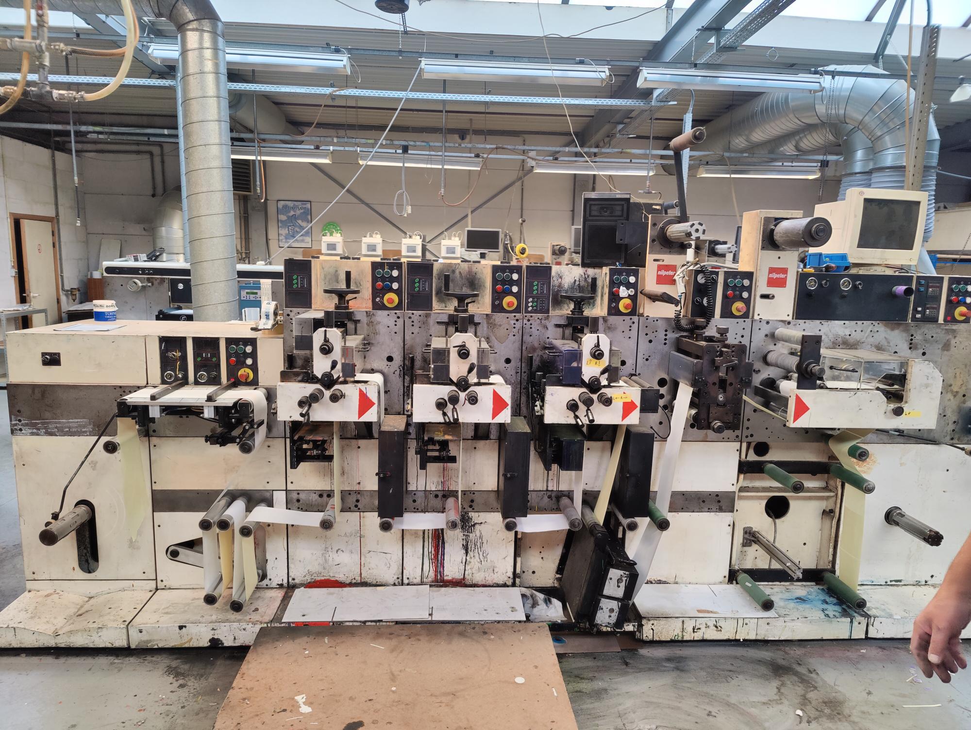 Nilpeter F-2400 – 3 Colour Flexographic Label Printing Press